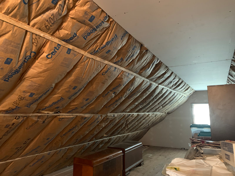 Insulation in attic 